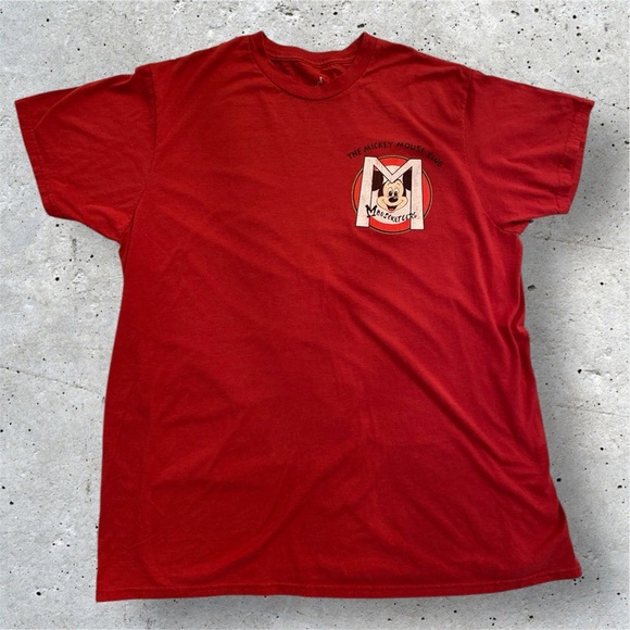 Official Mickey Mouse Club Red Tee - Picture 1 of 5